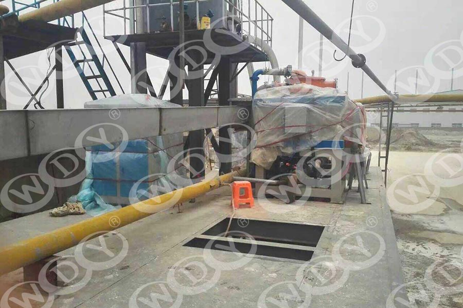 河南安陽陶瓷行業(yè)鈉長石除鐵設備使用案例